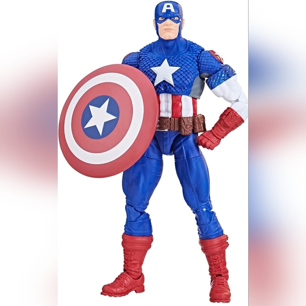 Marvel Legends Series: Ultimate Captain America,Classic Comic Collectible 6 Inch - Picture 2 of 7